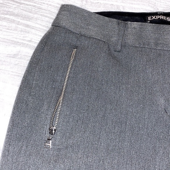 Express Columnist Pant | Size 4R | Boot Leg | Charcoal Gray - Picture 4 of 8